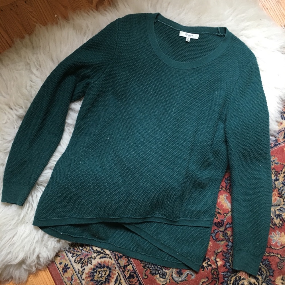 Madewell teal sweater ✨